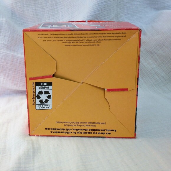 2023 Karma's World McDonalds Happy Meal Box EMPTY BOX ONLY - Picture 8 of 8